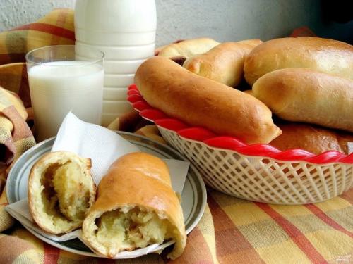 Пирожки с картошкой в духовке.