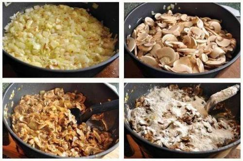 Жульен из шампиньонов. 03