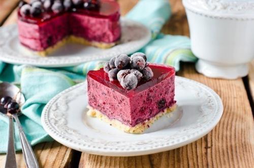 Диетический чизкейк со смородиной и нутом. 06