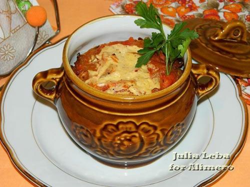 Маринованная куриная грудка в горшочках. 08