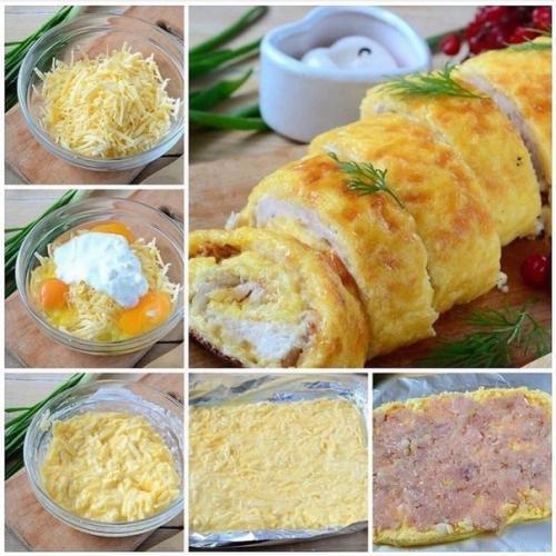Рецепт куриного рулета, которым я покорила гостей. Рецепт куриного рулета, которым я покорила гостей.