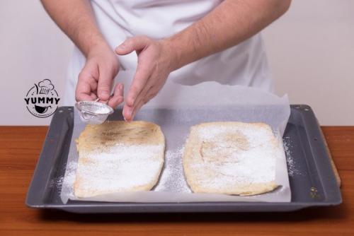 Слоеное тесто для торта. 09