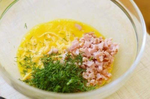 Мини - омлеты с ветчиной. 02