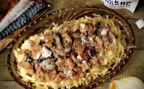 Салат Скумбрия под Шубой. 02 Салат Скумбрия под Шубой. 02