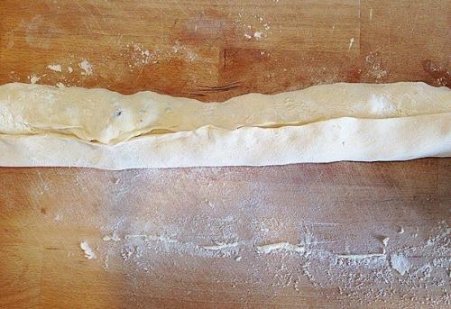 Пирог-улитка. Пирог - улитка из слоеного теста.