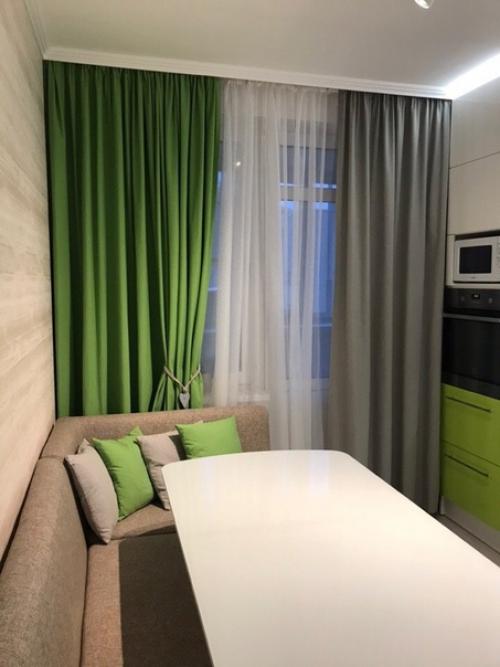 Как вам такие зеленые акценты на кухне?