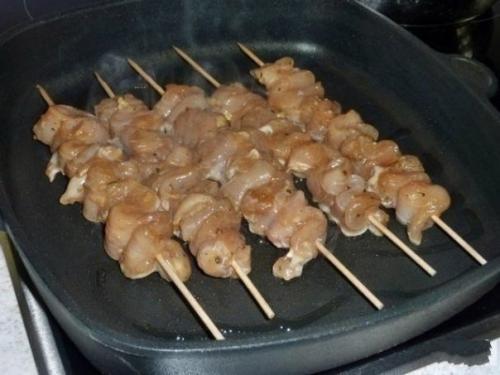 Шашлык из курицы в духовке. 03