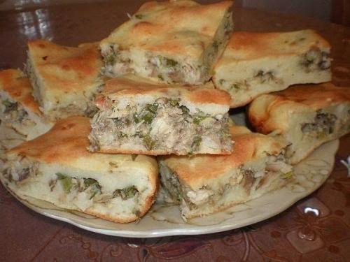 Рыбный пирог на скорую руку.


