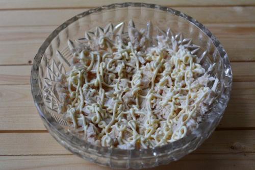 Вкусный слоеный салат Бунито. 01