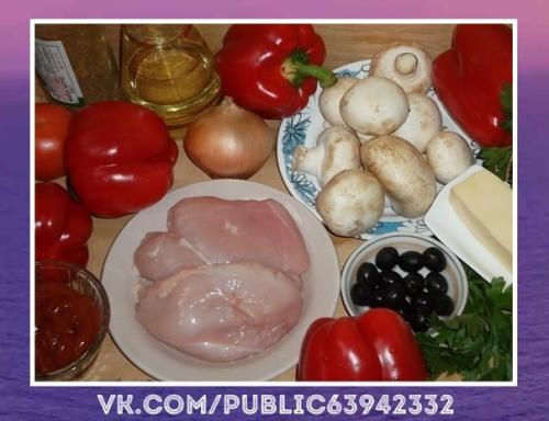 Потрясающе. Перцы, фаршированные курицей и грибами. 01 Потрясающе. Перцы, фаршированные курицей и грибами. 01