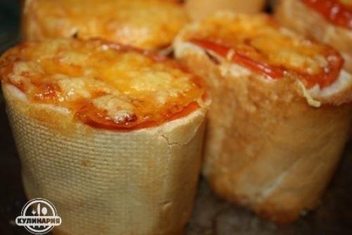 Пеньки из багета.