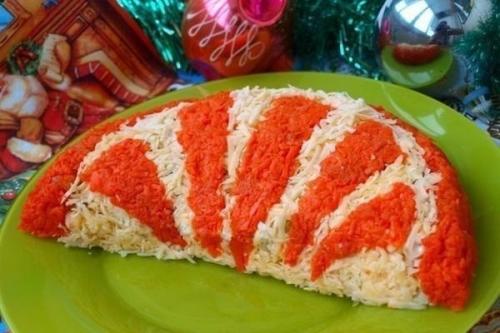 Салат Апельсиновая Долька.