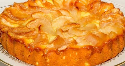 Ароматная творожная выпечка с яблоками. 03