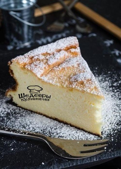 Вкусная запеканка с творогом и манкой.