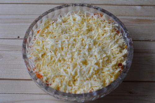 Вкусный слоеный салат Бунито. 03