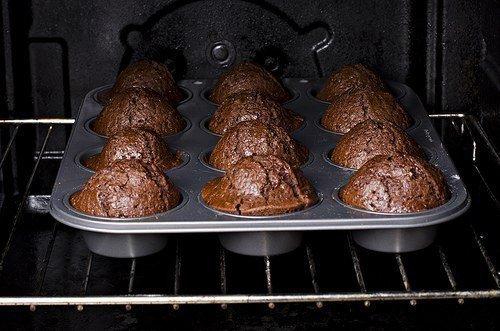 Быстрые шоколадные кексы без яиц. 08