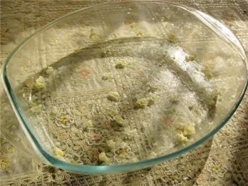 Запеченные куриные котлетки с гарниром Полосатый Рейс. 03