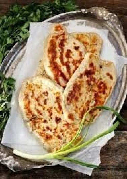 Лепёшки с зеленью.