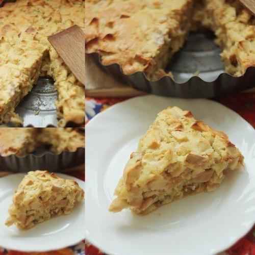 Шарлотка с яблоками. 05
