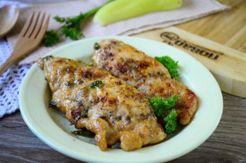 Куриная пиката по-быстрому.