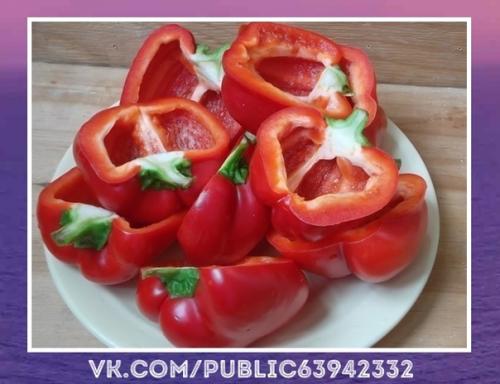 Потрясающе. Перцы, фаршированные курицей и грибами. 02 Потрясающе. Перцы, фаршированные курицей и грибами. 02