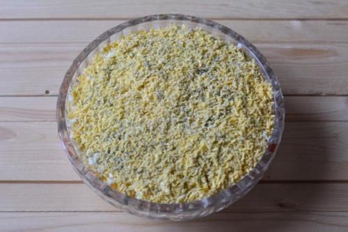 Вкусный слоеный салат Бунито. 05