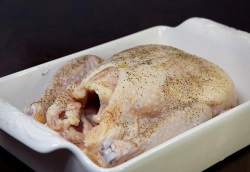 Курица, запеченная с апельсинами. 01