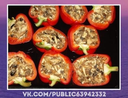 Потрясающе. Перцы, фаршированные курицей и грибами. 07 Потрясающе. Перцы, фаршированные курицей и грибами. 07