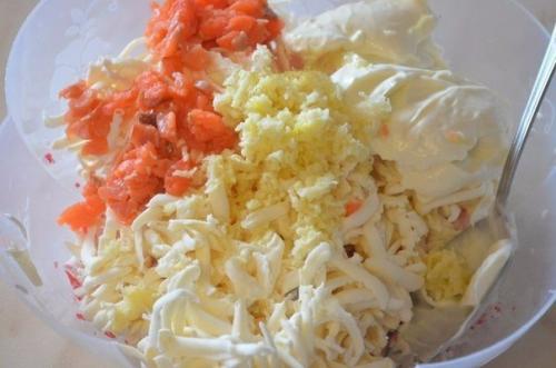 Сырные шарики с крабовыми палочками. 04