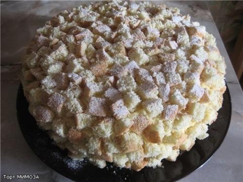 Торт Мимоза. Всё гениальное - просто! 01 Торт Мимоза. Всё гениальное - просто! 01