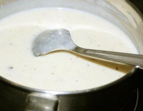 Каннеллоне с мясом и соусом бешамель. 04