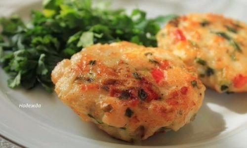 Диетические котлеты.  Ингредиенты: 04