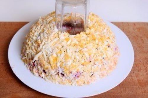 Салат гранатовый браслет. 04