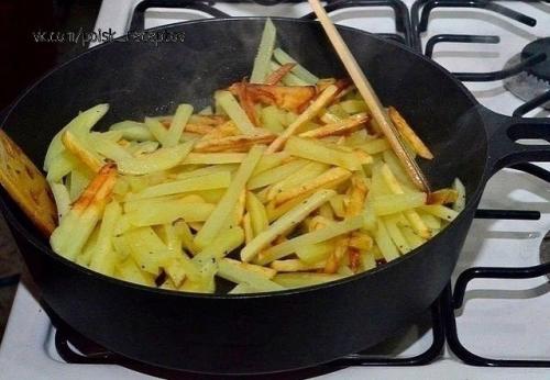Моя жареная картошка всегда вкуснее чем у других.  