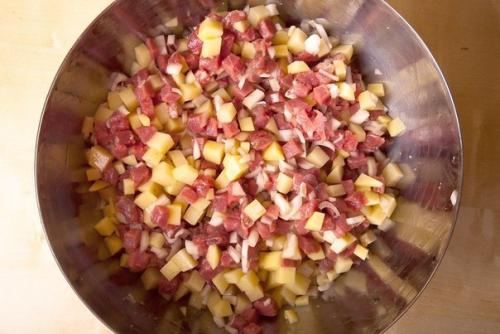 Эчпочмак.  Ингредиенты.  Для теста: 06