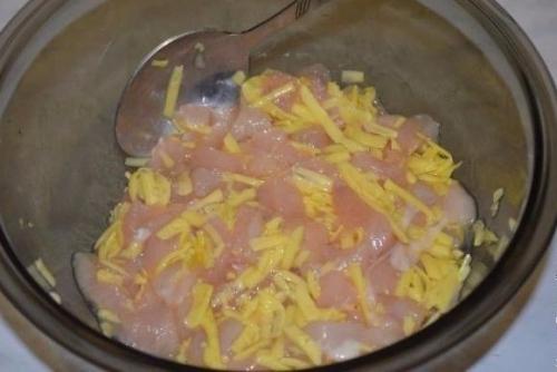 Курино - сырные рубленые котлеты. 03