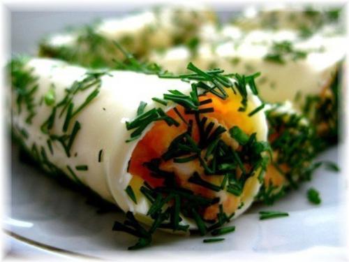 Закуска Сырные Трубочки.