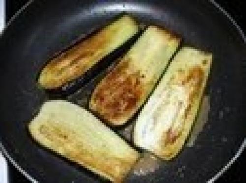 Баклажановые рулетики с грибами. 02