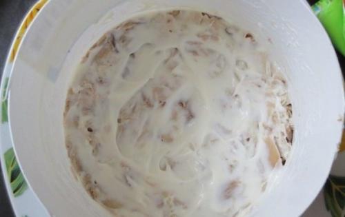 Салат с корейской морковью и грибами. 04