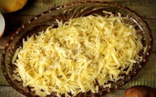 Новогодний салат Скумбрия под Шубой. 01