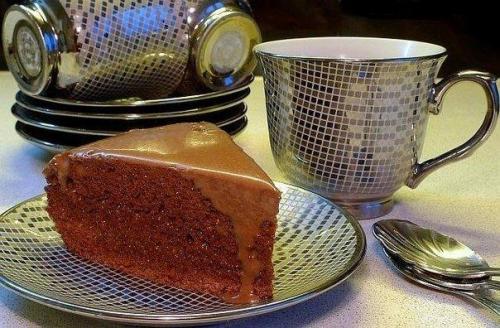 Домашний шоколадный торт.
