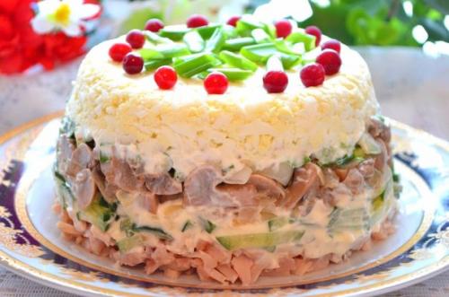 Самые сытные салаты с ветчиной: топ - 10 рецептов. 03