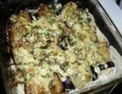 Баклажановые рулетики с грибами. 07