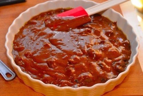Кофейный пирог с черносливом. 04