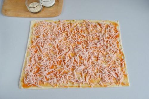 Слоеные Ушки на закуску. 01