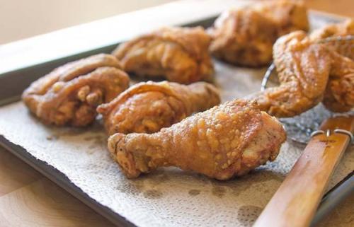 Хрустящая курочка с острым медовым соусом. 04