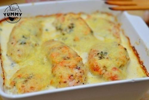 Куриное Филе в сливочном соусе. 07