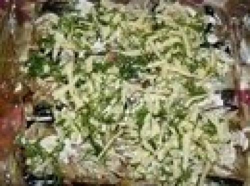 Баклажановые рулетики с грибами. 06