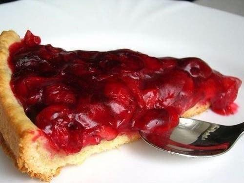 Вишневый тaрт.  Ингредиенты: