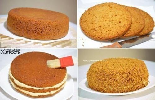 Медовик со сливочным кремом. 02